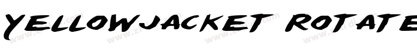 Yellowjacket Rotate字体转换